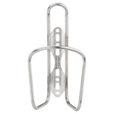 Wolf Tooth Components Morse Bottle Cage - Stainless Steel, Silver