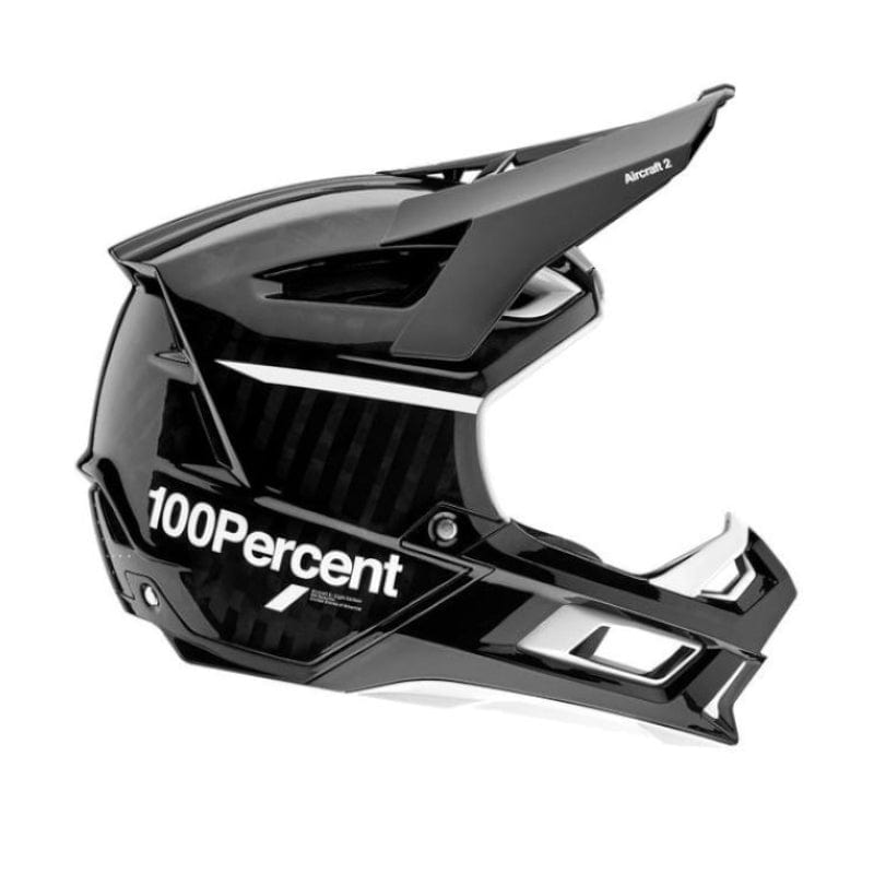 100% Aircraft 2 Helmet Black/White / Small Apparel - Apparel Accessories - Helmets - Mountain - Full Face