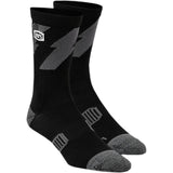 100% Bolt Performance Socks Black / S/M Apparel - Clothing - Socks