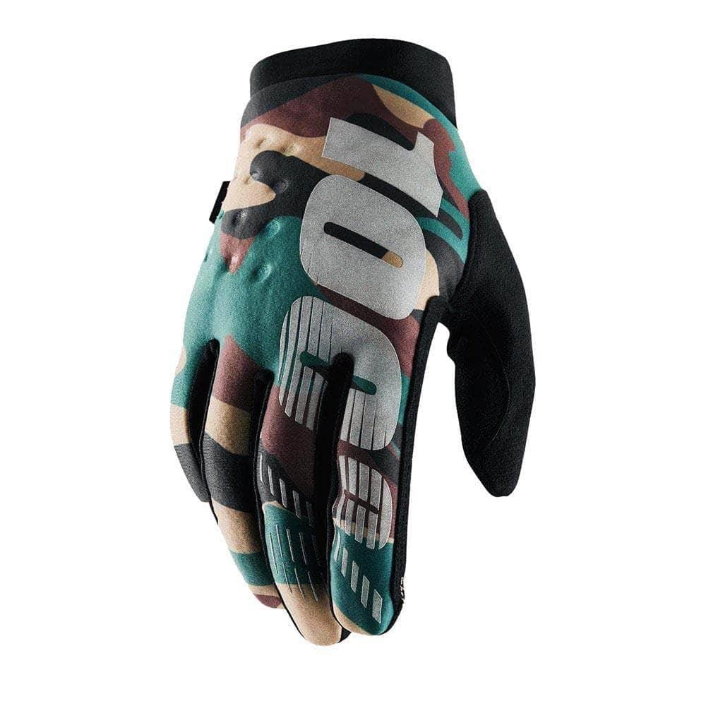 100% Brisker Gloves Camo/Black / Small Apparel - Apparel Accessories - Gloves - Mountain