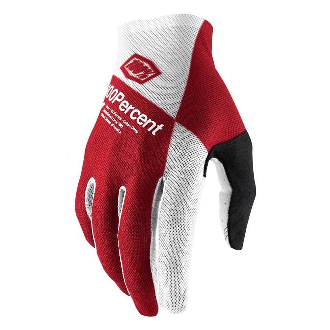 100% Celium Glove Cherry/Silver / Small Apparel - Apparel Accessories - Gloves - Mountain