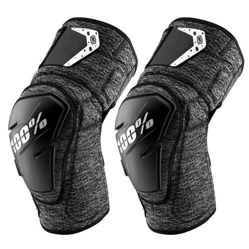 100% FORTIS Knee Guard Grey Heather/Black / S/M Apparel - Apparel Accessories - Protection - Leg