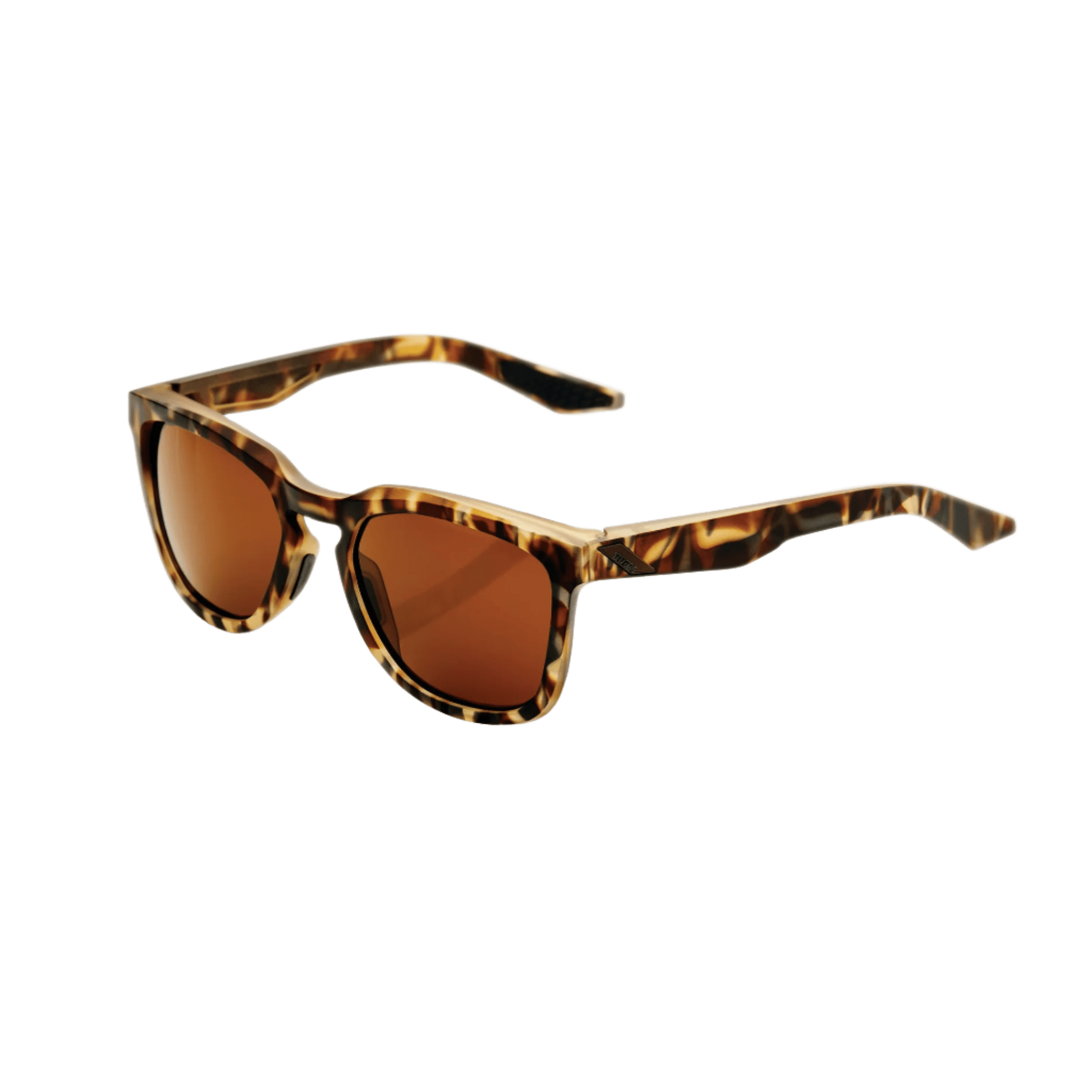 100% Hudson Soft Tact Havana - Bronze Lens Apparel - Apparel Accessories - Sunglasses