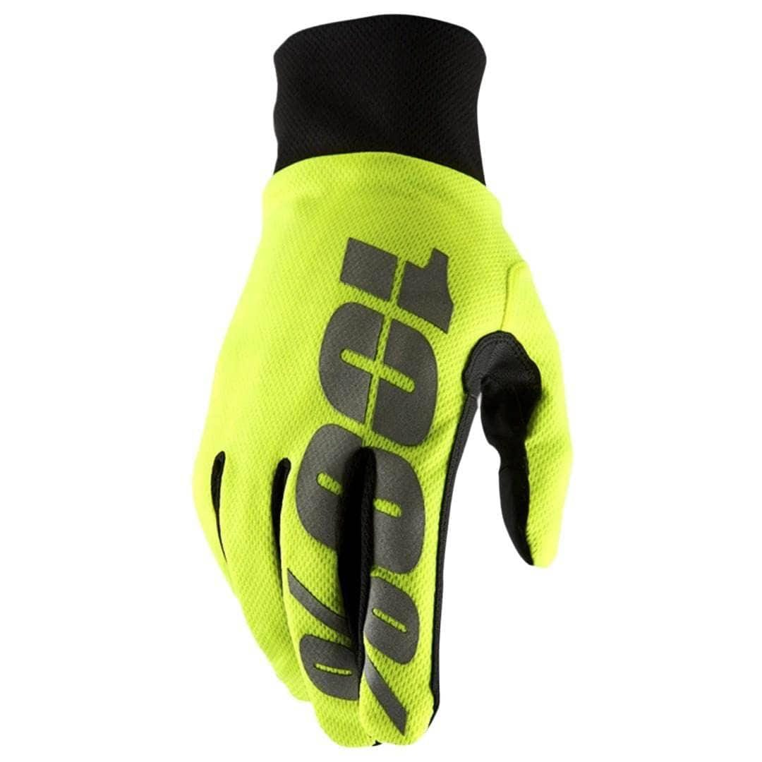 100% Hydromatic Gloves Neon Yellow / Small Apparel - Clothing - Gloves - Mountain