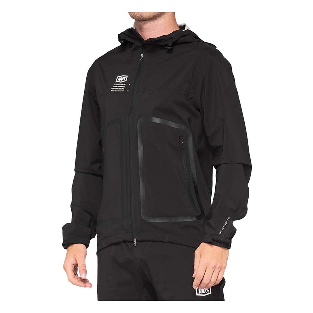 100% Hydromatic Jacket Black / Small Apparel - Clothing - Men's Jackets - Mountain