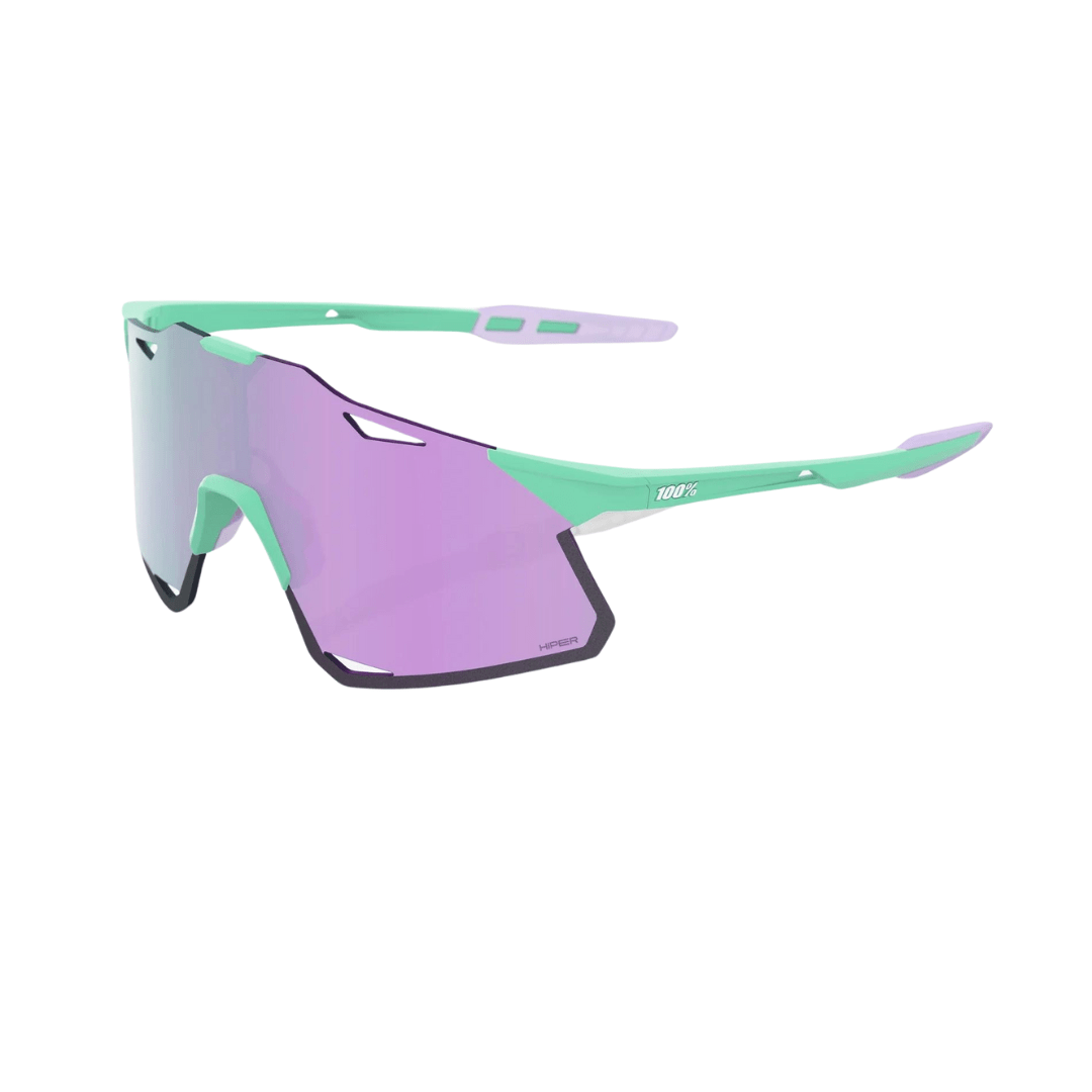 100% Hypercraft Soft Tact Mint/HiPER® Lavender Mirror Lens Apparel - Apparel Accessories - Sunglasses