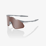 100% Hypercraft XS Matte Stone Grey/HiPER Crimson Silver Mirror Lens Apparel - Apparel Accessories - Sunglasses