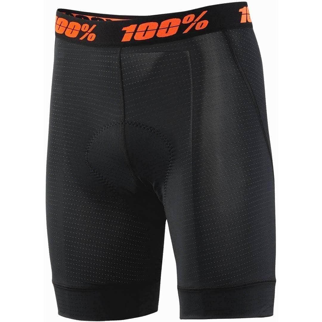 100% Men's CRUX Liner Short Black / 28 Apparel - Clothing - Men's Shorts - Mountain