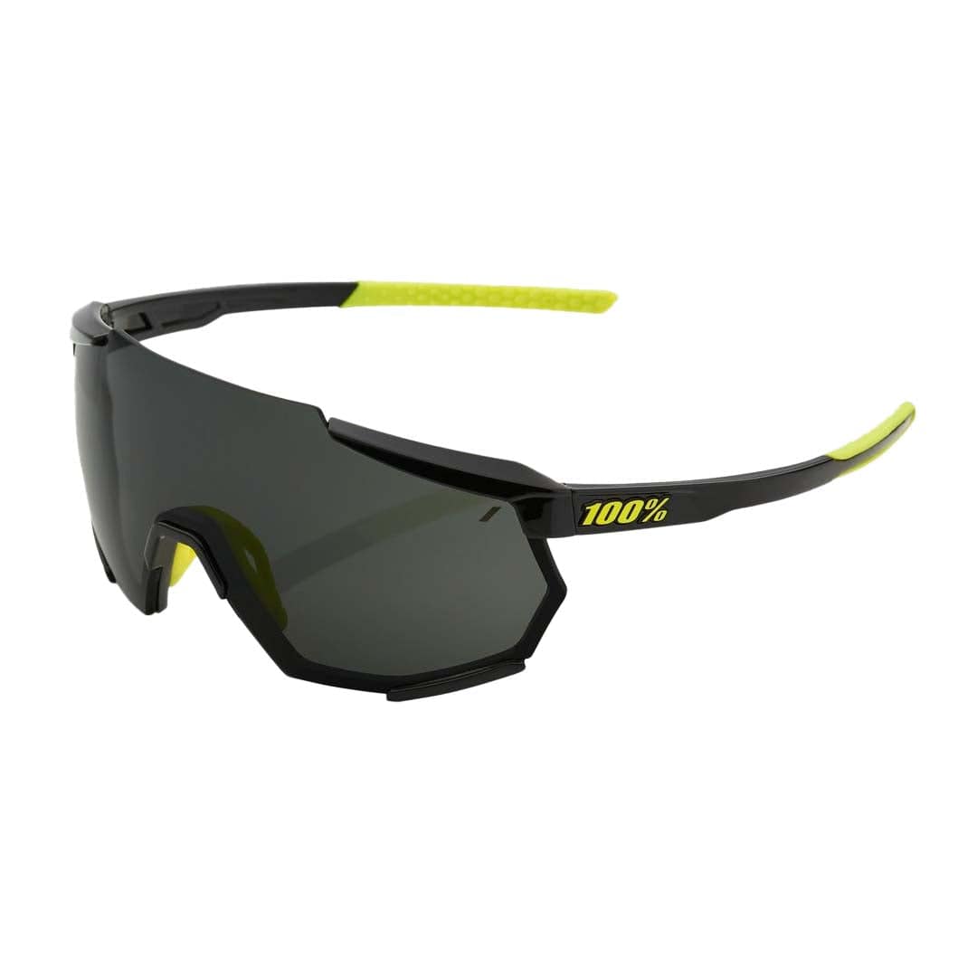 100% Racetrap Gloss Black/Smoke Lens Apparel - Apparel Accessories - Sunglasses