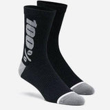 100% Rhythm Merino Performance Socks Black/Grey / S/M Apparel - Clothing - Socks