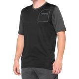 100% Ridecamp Jersey Charcoal/Black / Small Apparel - Clothing - Men's Jerseys - Mountain