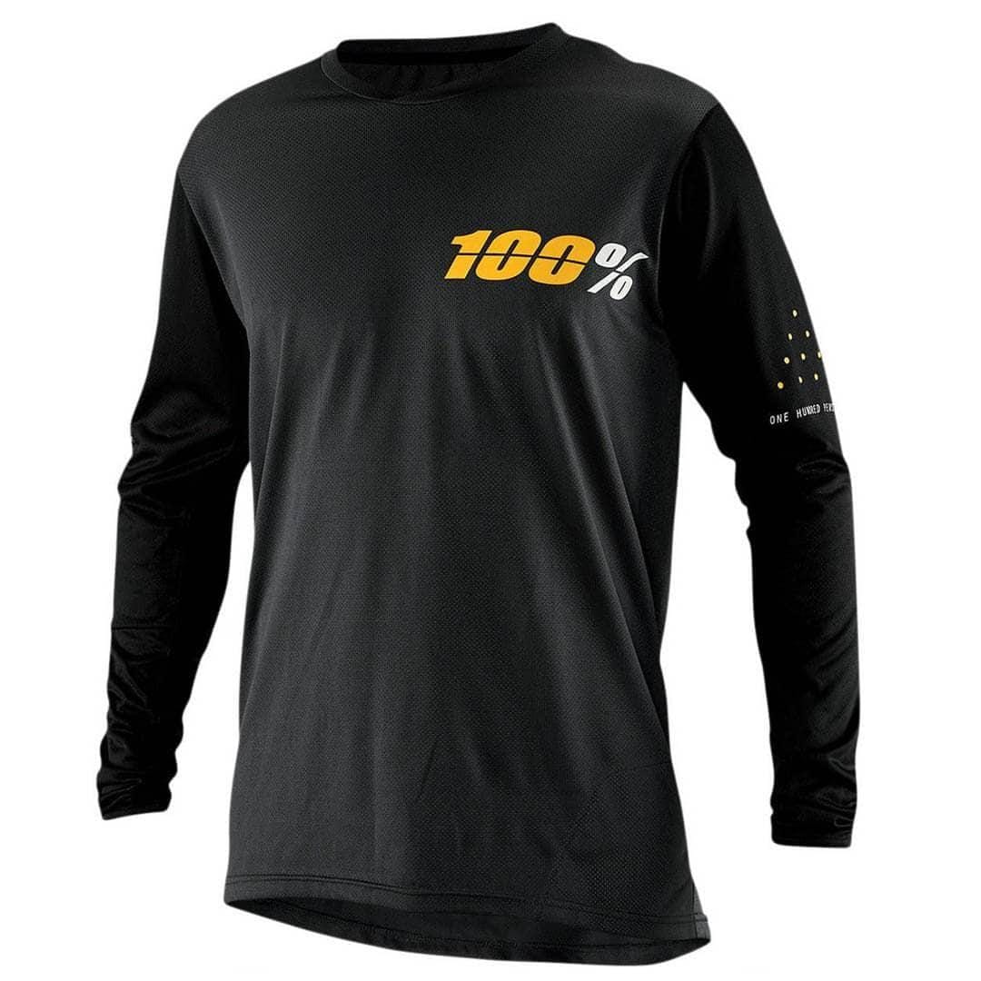 100% Ridecamp Long Sleeve Jersey Charcoal / S Apparel - Clothing - Men's Jerseys - Mountain