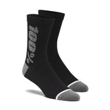 100% Rythym Merino Wool Performance Socks Black/Grey / S/M Apparel - Clothing - Socks