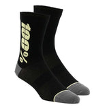 100% Rythym Merino Wool Performance Socks Black/Yellow / S/M Apparel - Clothing - Socks