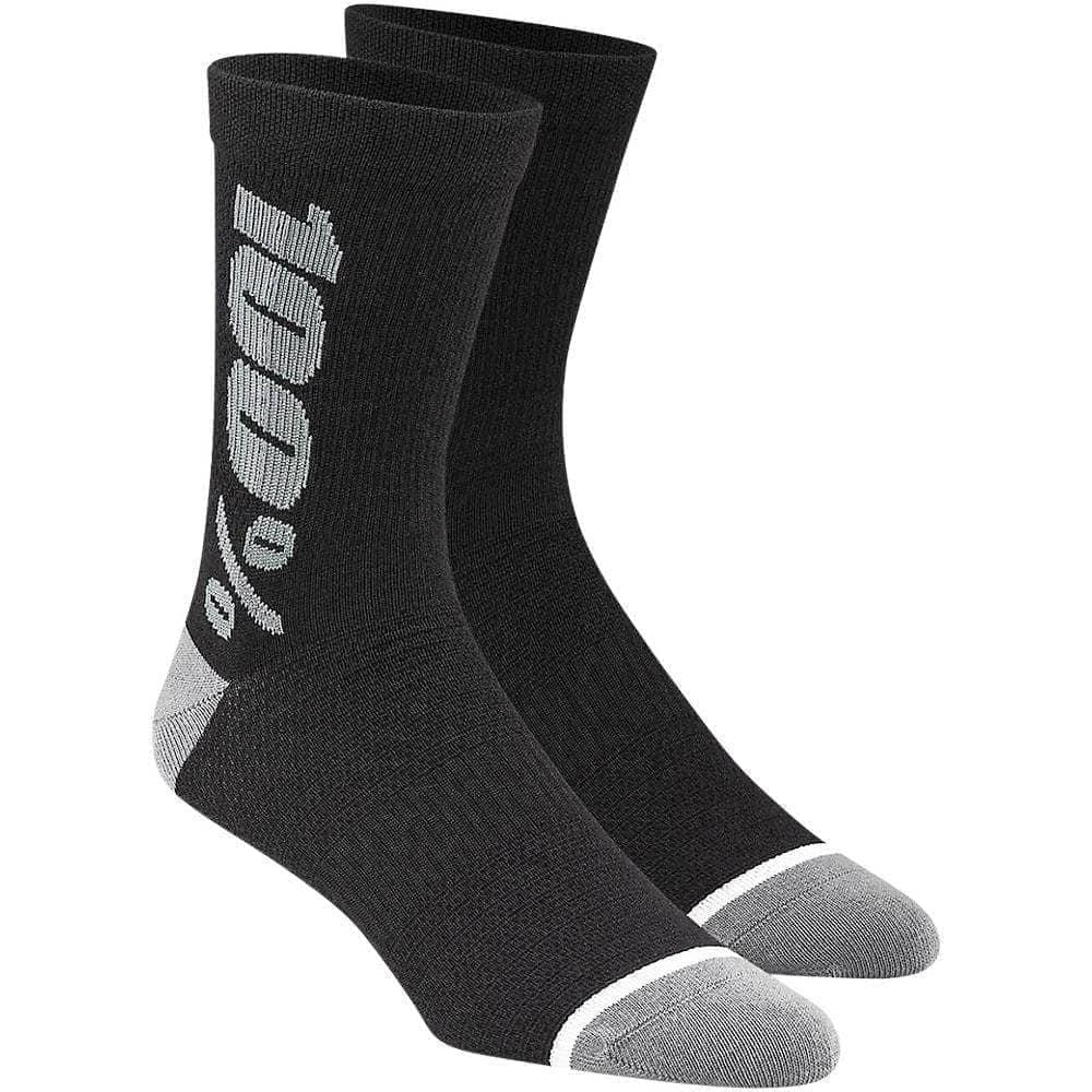 100% Rythym Merino Wool Performance Socks Charcoal/Grey / S/M Apparel - Clothing - Socks