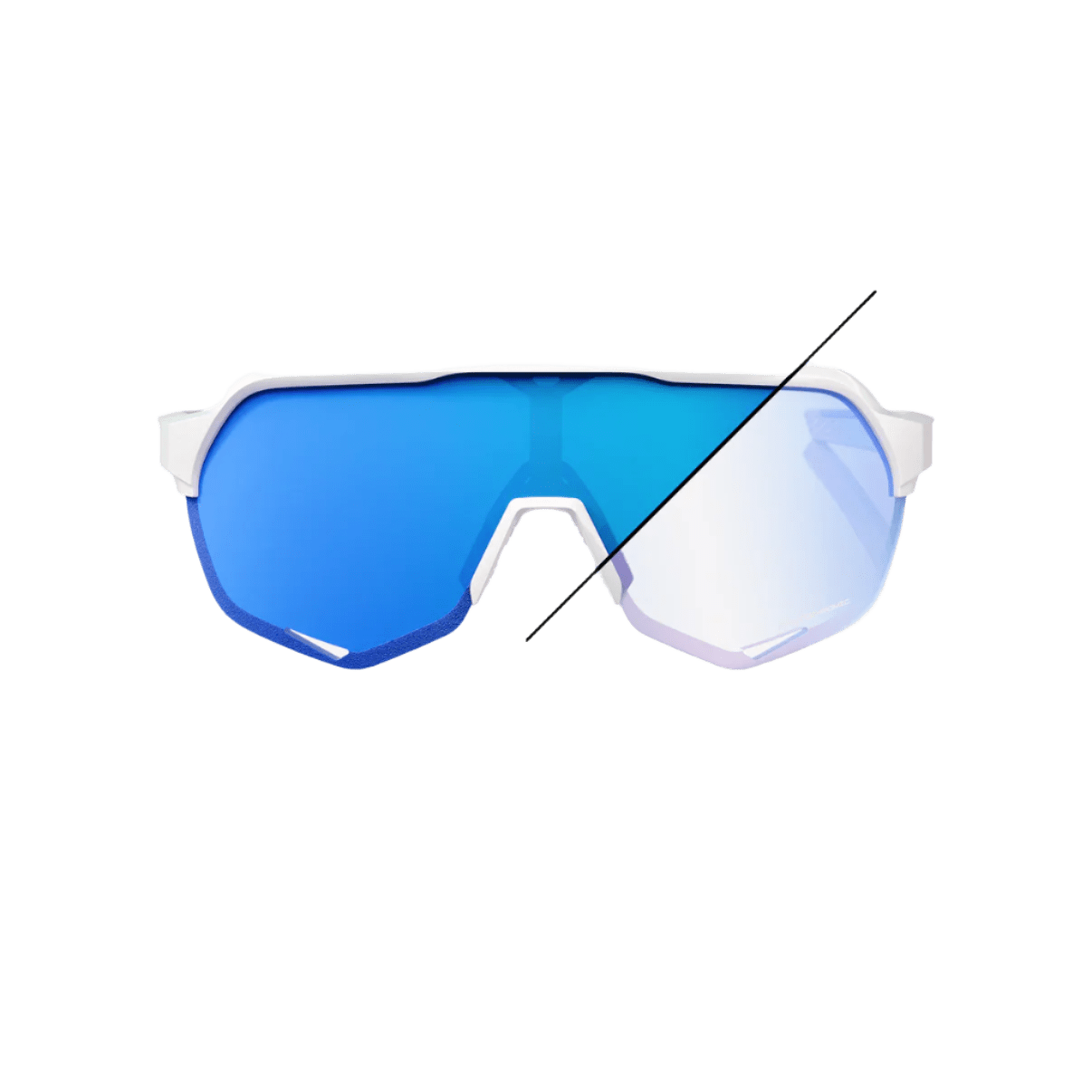 100% S2 Bastille Limited Edition Pearl White Glitter Frame/Blue Mirror Photocromic Lens Apparel - Apparel Accessories - Sunglasses