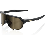 100% S2 Matte Black/Soft Gold Mirror Lens Apparel - Apparel Accessories - Sunglasses