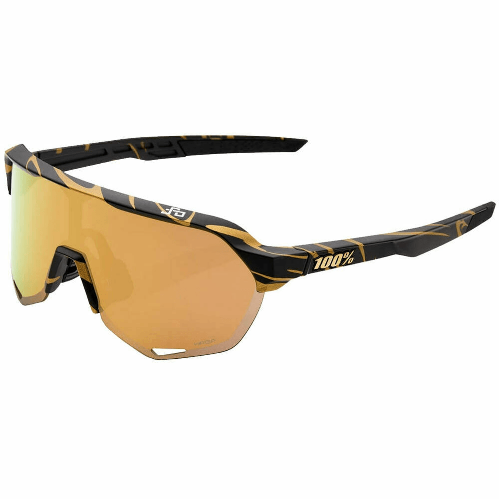 100% S2 Peter Sagan Limited Edition Metallic Gold Flake/HiPER Gold Mirror Lens Apparel - Apparel Accessories - Sunglasses