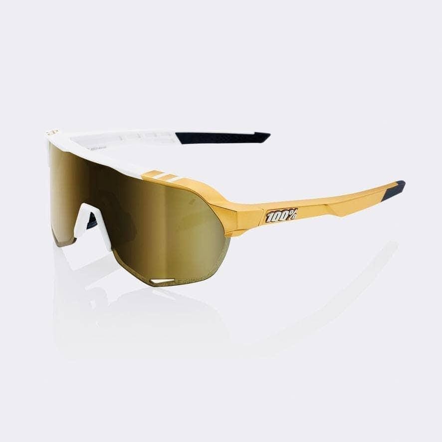 100% S2 Peter Sagan White Gold/Soft Gold Mirror Apparel - Apparel Accessories - Sunglasses