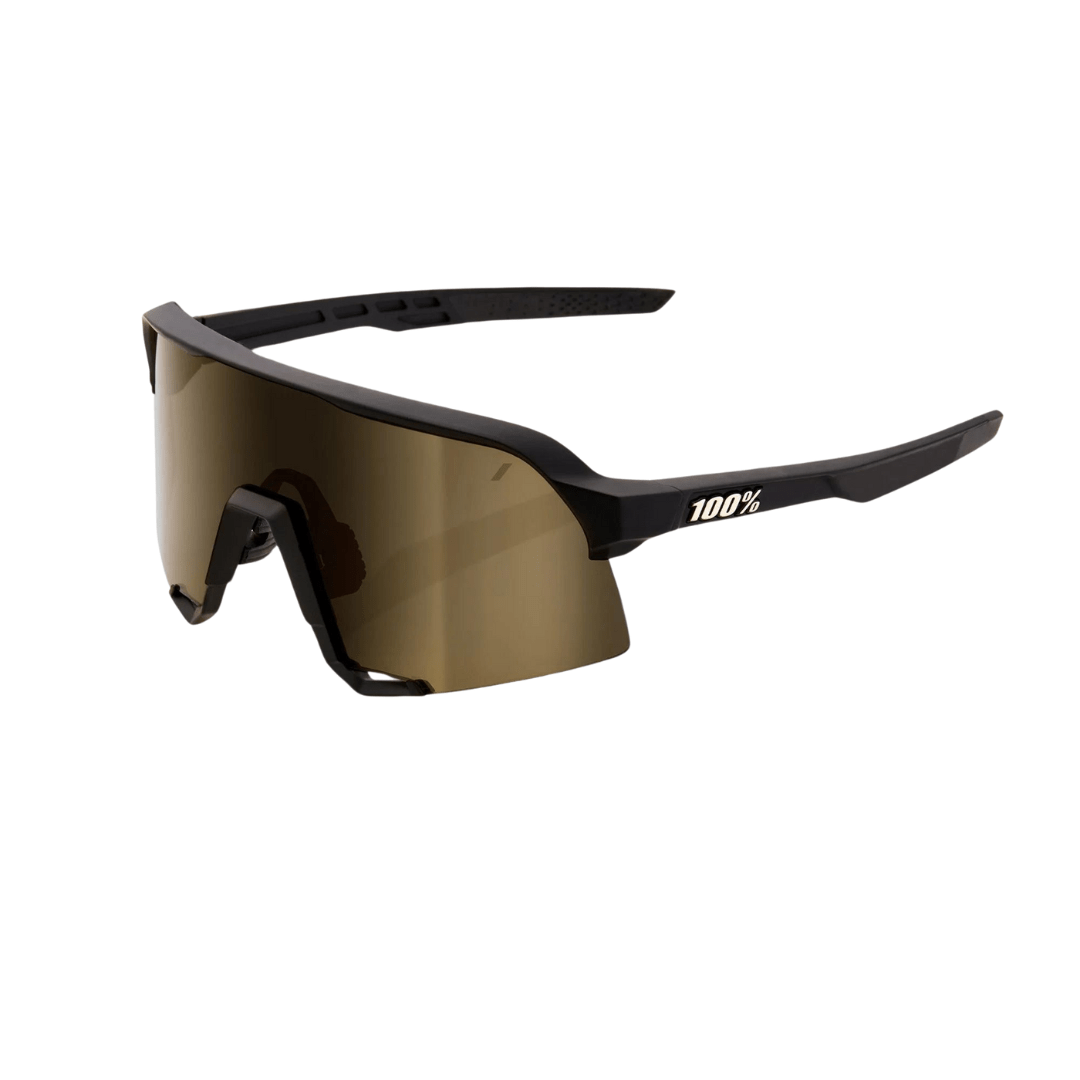 100% S3 Soft Tact Black/Soft Gold Mirror Lens Apparel - Apparel Accessories - Sunglasses