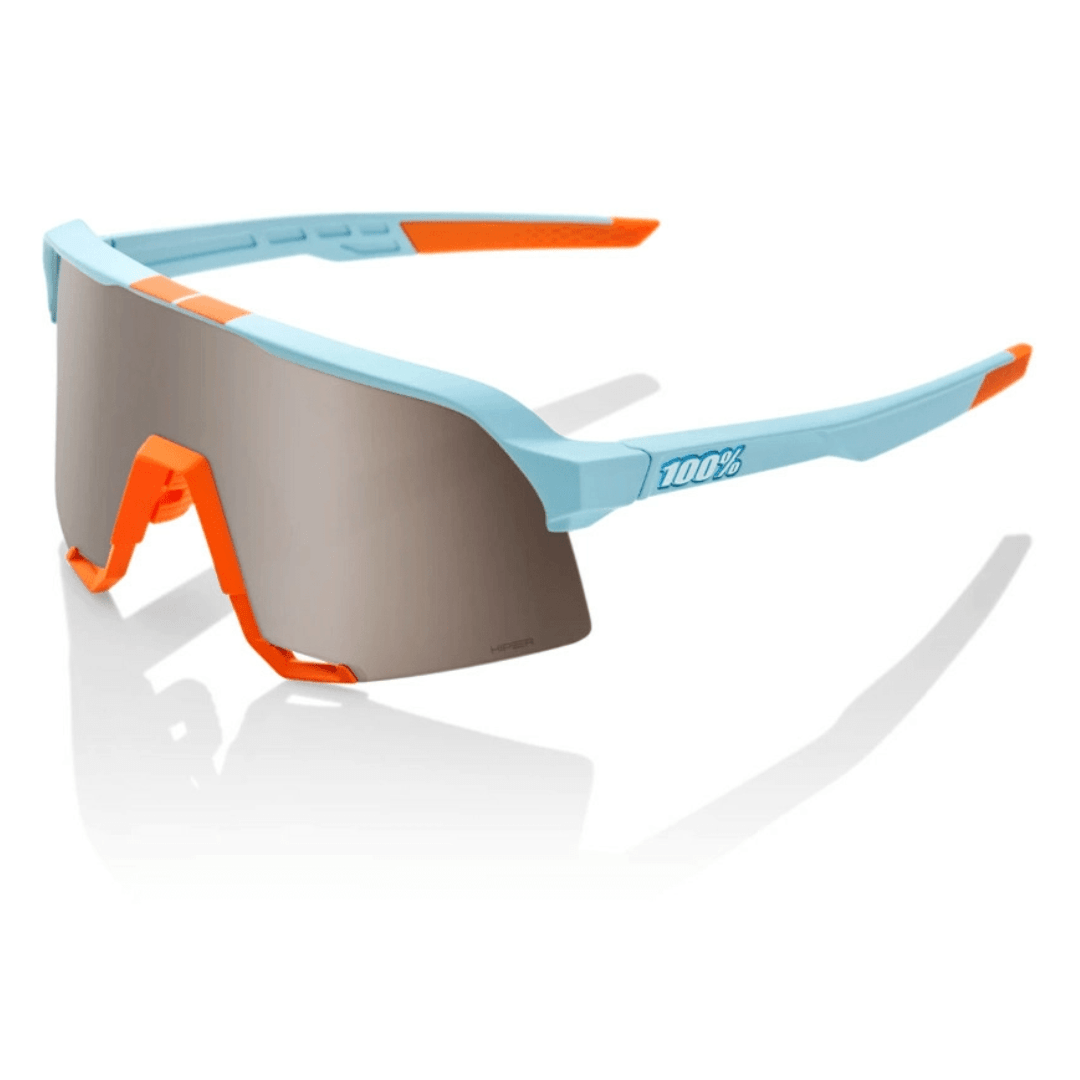 100% S3 Soft Tact Two Tone/HiPER Silver Mirror Lens Apparel - Apparel Accessories - Sunglasses