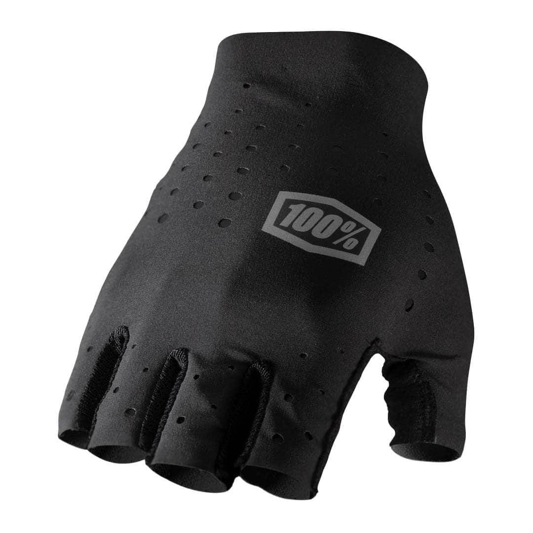 100% Sling Short Finger Glove Black / S Apparel - Apparel Accessories - Gloves - Road