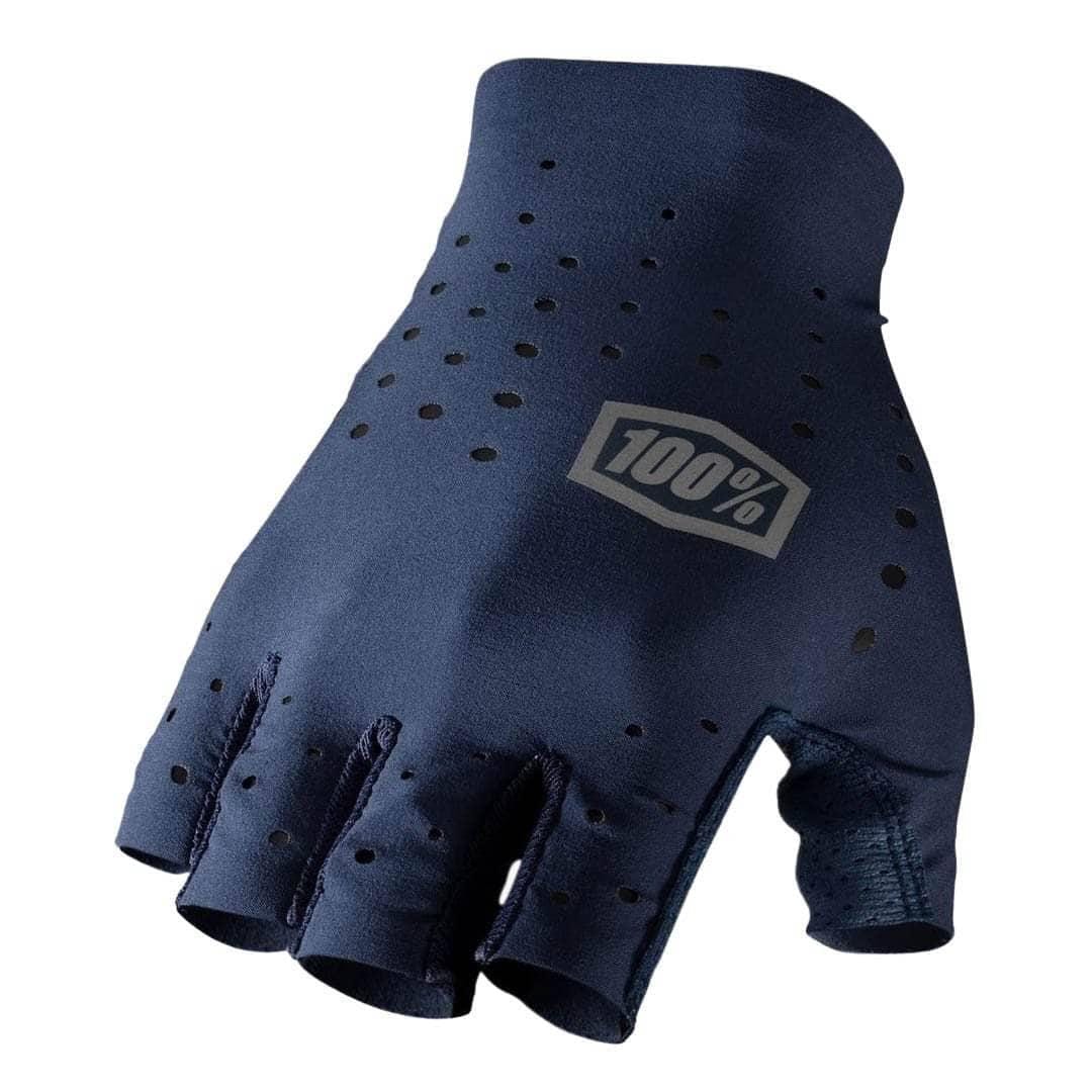 100% Sling Short Finger Glove Navy / S Apparel - Apparel Accessories - Gloves - Road