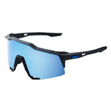 100% Speedcraft Matte Black/HiPER Blue Multilayer Apparel - Apparel Accessories - Sunglasses