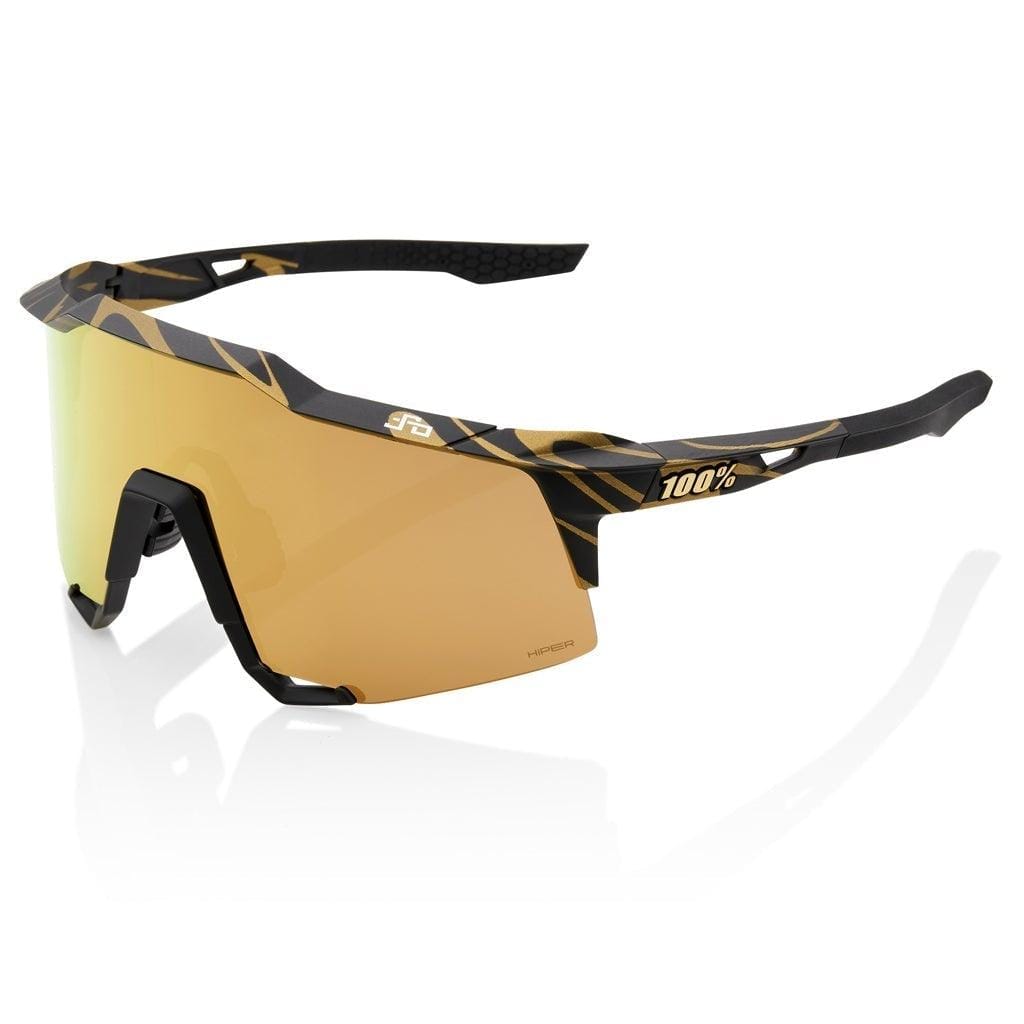 100% Speedcraft Peter Sagan Limited Edition Metallic Gold Flake/HiPER Gold Mirror Lens Apparel - Apparel Accessories - Sunglasses