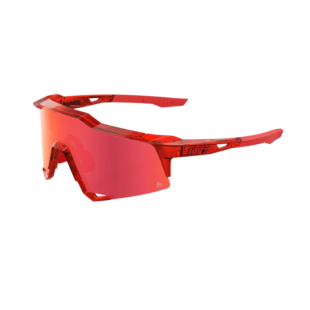 100% Speedcraft Peter Sagan Limited Edition Red Translucent/HiPER Red Mirror Lens Apparel - Apparel Accessories - Sunglasses