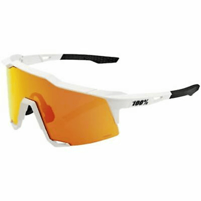 100% Speedcraft Soft Tact Off White - HiPER Red Multilayer Mirror Lens Apparel - Apparel Accessories - Sunglasses