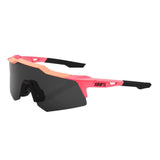 100% Speedcraft XS Matte Washed Out Neon Pink - Smoke Lens Apparel - Apparel Accessories - Sunglasses