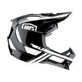 100% Trajecta Helmet W/ Fidlock Black/White / Small Apparel - Apparel Accessories - Helmets - Mountain - Full Face