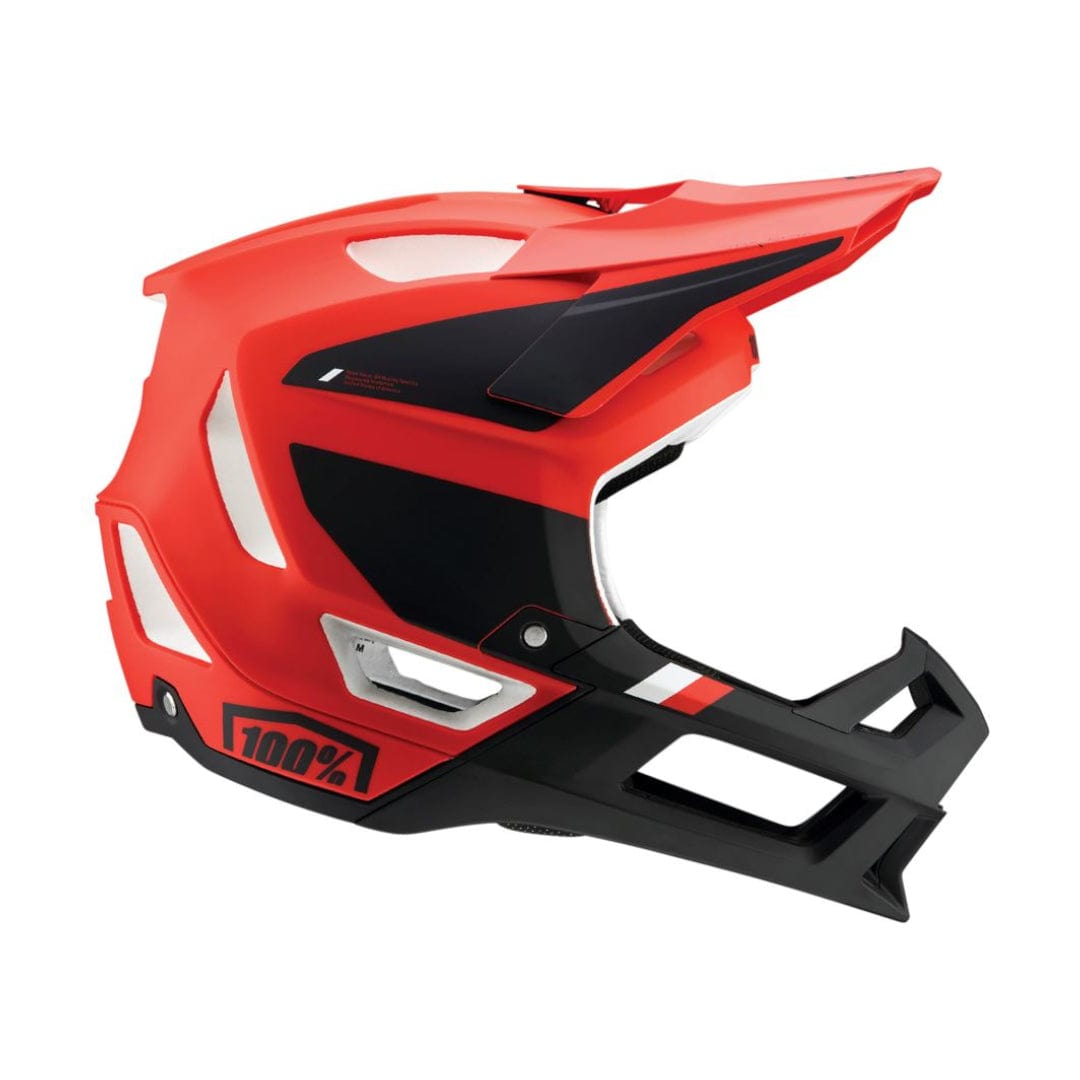 100% Trajecta Helmet W/ Fidlock Cargo Fluo Red / Small Apparel - Apparel Accessories - Helmets - Mountain - Full Face