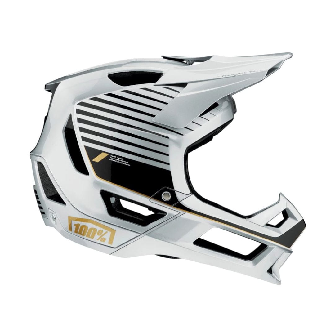 100% Trajecta Helmet W/ Fidlock Ranelagh Silver / Small Apparel - Apparel Accessories - Helmets - Mountain - Full Face