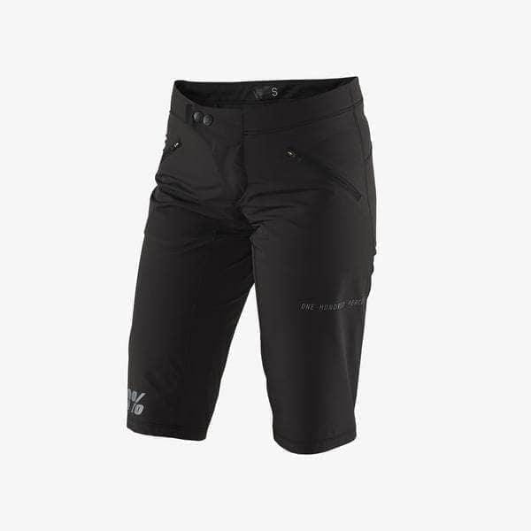 100% Women's Ridecamp Shorts Black / Small Apparel - Clothing - Women's Shorts - Mountain