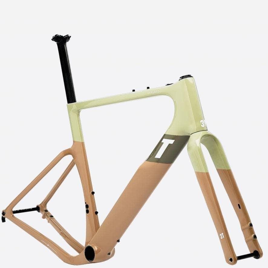 3T Exploro RaceMax Frameset Sand/Olive / XS Bikes - Frames - Gravel