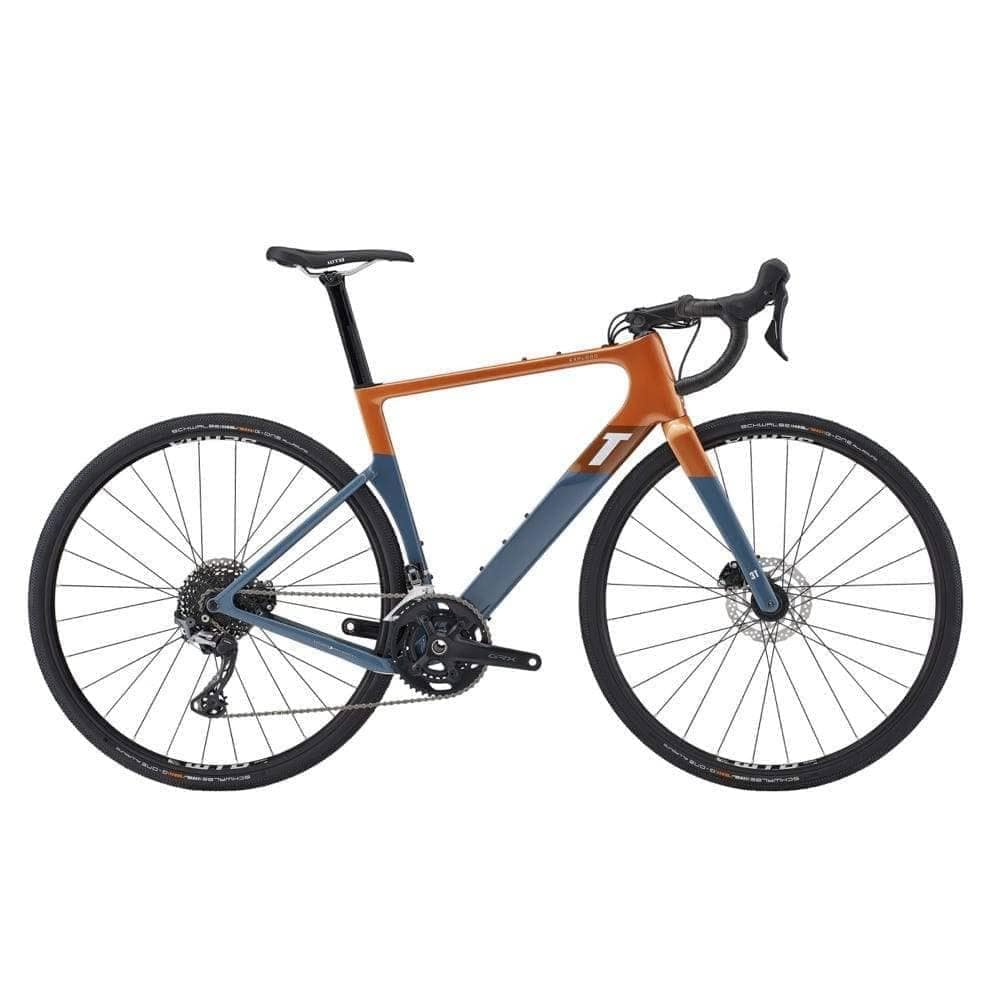 3T Exploro RaceMax GRX 2x Orange/Grey / XXS Bikes - Gravel