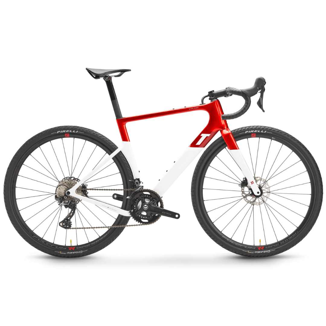 3T Exploro RaceMax GRX 2x11 Red/White / 51cm Bikes - Gravel