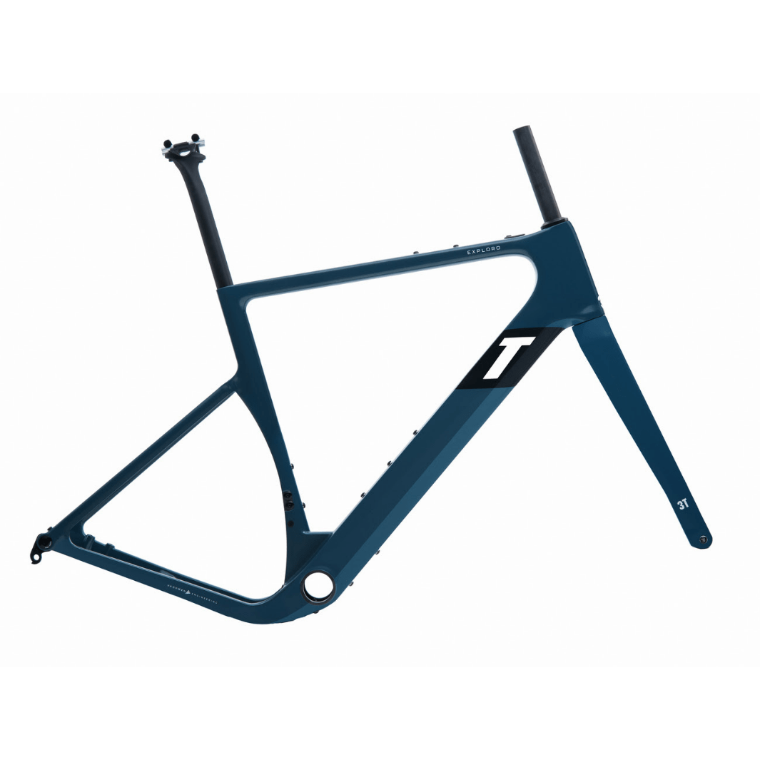 3T Exploro Ultra Frameset Steel Blue / XXS Bikes - Frames - Gravel