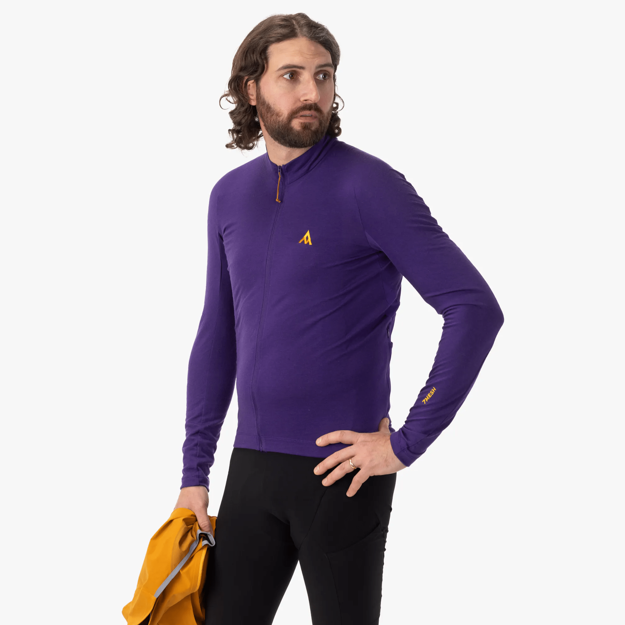 7mesh Ashlu Merino Jersey LS Men's Prince / X-Small Apparel - Clothing - Men's Jerseys - Road