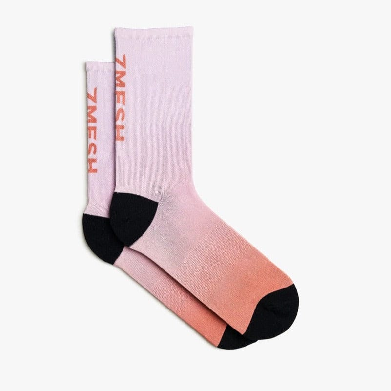 7mesh Fading Light Sock Desert Rose / Small Apparel - Clothing - Socks