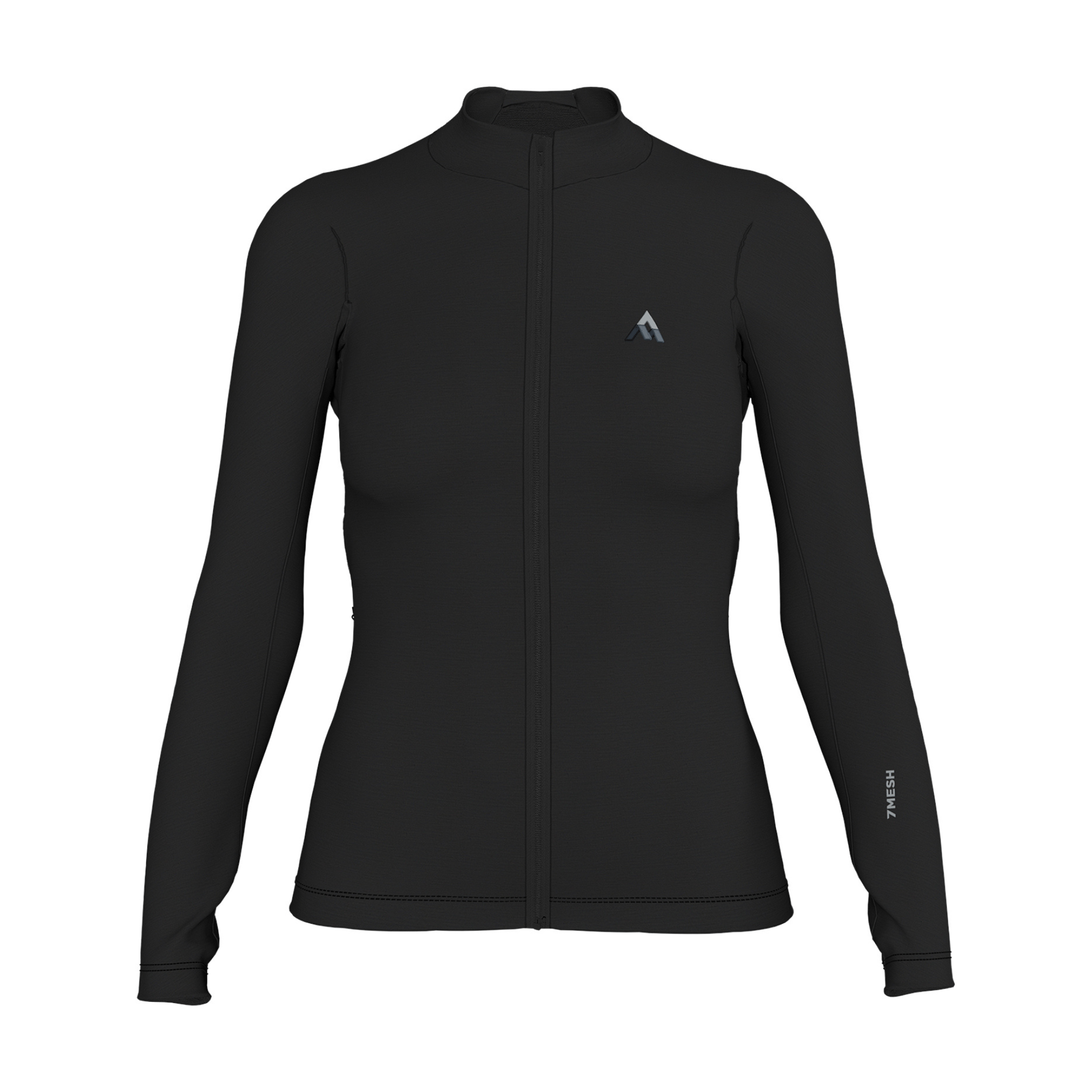 7mesh Women's Ashlu Merino Jersey LS Black / XS Apparel - Clothing - Women's Jerseys - Road