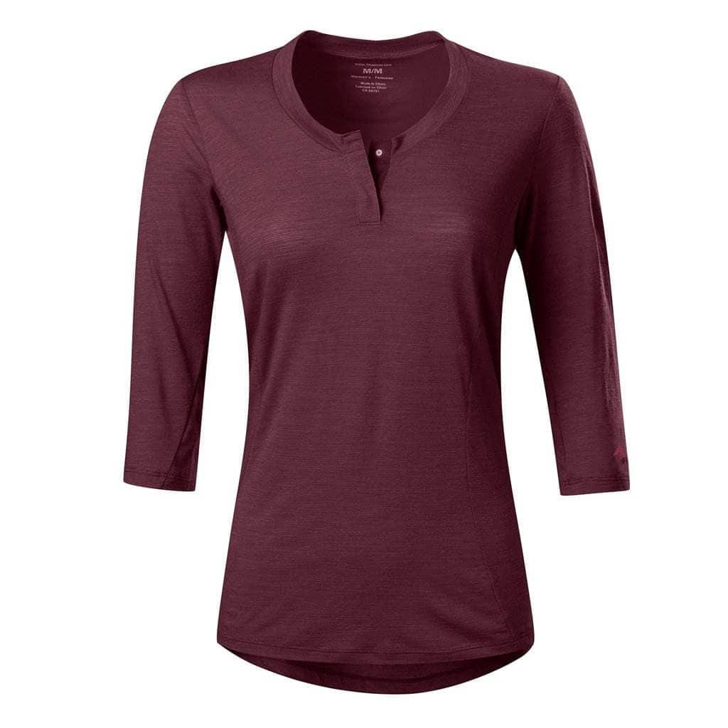 7mesh Women's Desperado Merino Henley Death Plum / XS Apparel - Clothing - Women's Jerseys - Mountain