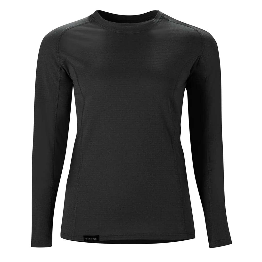 7mesh Women's Gryphon Crew Long Sleeve Black / XS Apparel - Clothing - Women's Base Layers