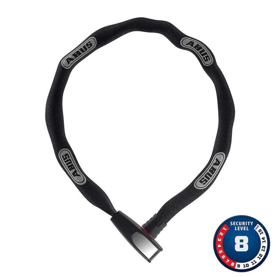 Abus 8807K Steel-O-Chain 110cm, 3.6', Black Chain Locks