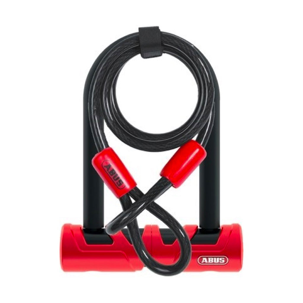 ABUS Abus Ultimate 420 Mini + Cable U-Lock Red