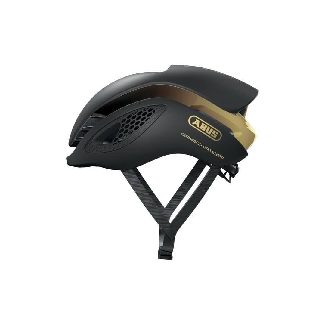 ABUS GameChanger Helmet Black/Gold / Small Road Helmets
