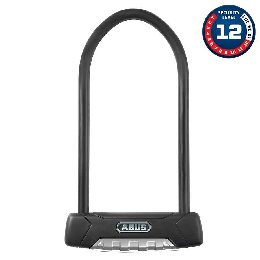 Abus Granit Plus 470 23.0cm, 5.9'' x 9'', USH, Black U-Locks