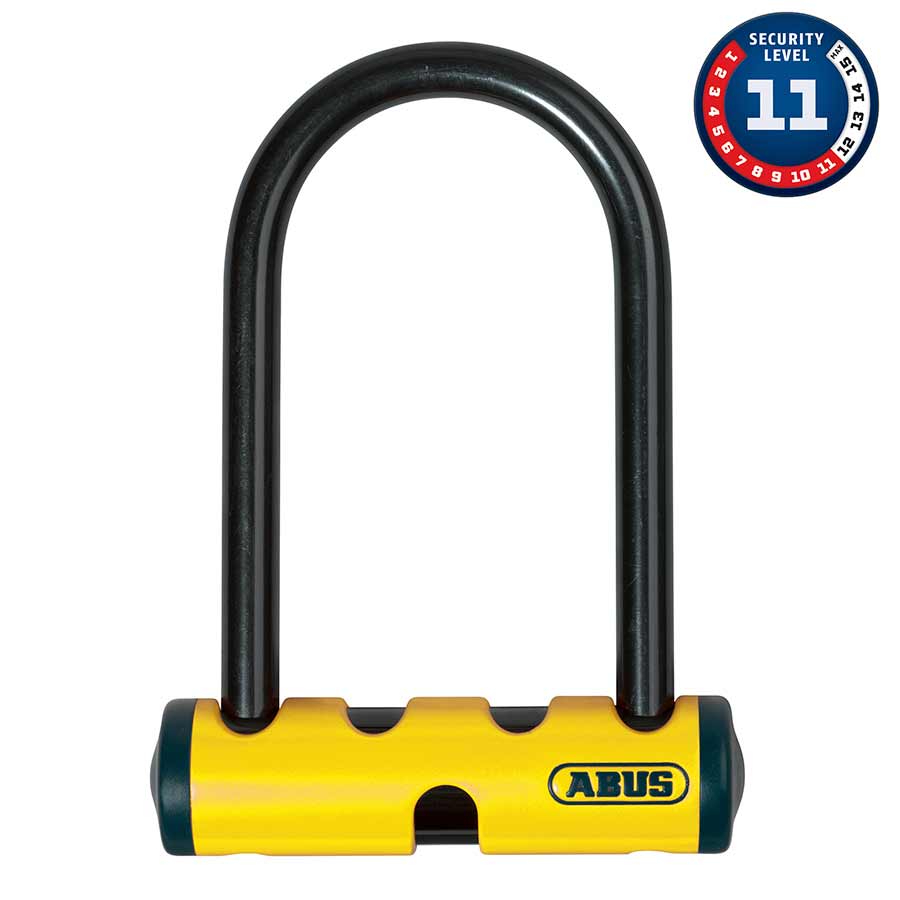 Abus U-Mini Abus, U-Mini, U-Lock, Yellow, 14mm x 80mm x 143mm (14mm x 3.15'' x 5.6'') U-Locks